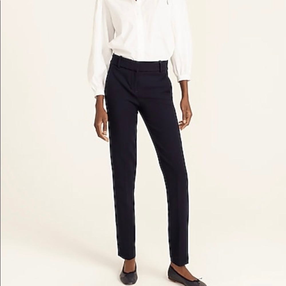 J. Crew Navy Cameron Pants in Four Season Stretch